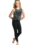 DanzNMotion 23304C Kids Heart Full of “Dance” Tank Top