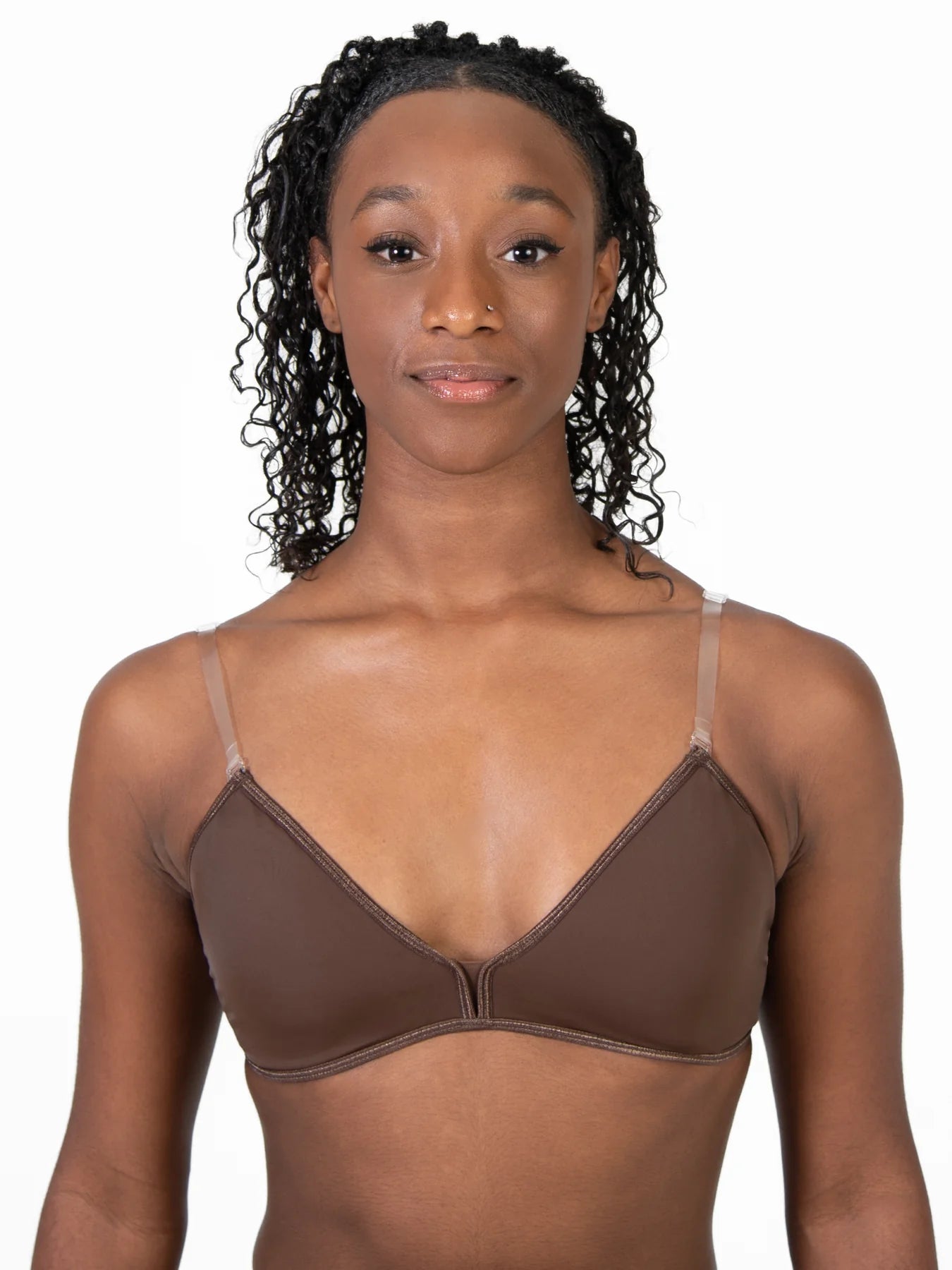 Body Wrappers 287 Deep V Plunge Bra Top